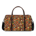 Reading Library Pattern Print Duffel Bag