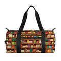 Reading Library Pattern Print Gym Bag