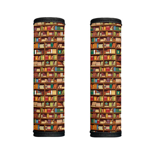 Reading Library Pattern Print Handle Covers