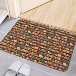 Reading Library Pattern Print Indoor Door Mat