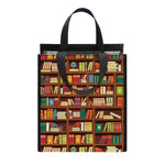 Reading Library Pattern Print Insulated Lunch Tote