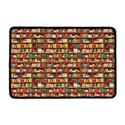 Reading Library Pattern Print Kitchen Mat