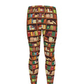 Reading Library Pattern Print Men's Leggings