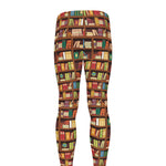 Reading Library Pattern Print Men's leggings