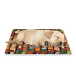Reading Library Pattern Print Pet Cooling Mat Cover