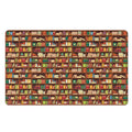 Reading Library Pattern Print Polyester Doormat