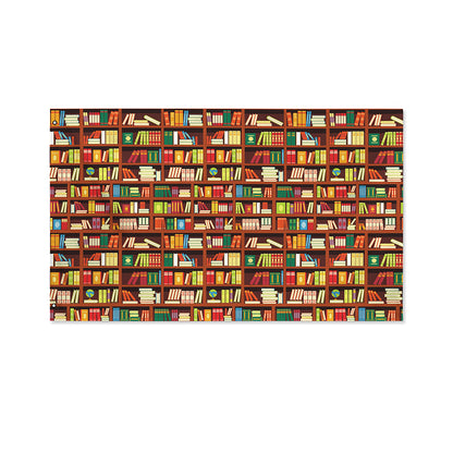 Reading Library Pattern Print Polyester Flag