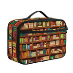 Reading Library Pattern Print Portable Lunch Bag