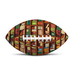 Reading Library Pattern Print Rugby Ball