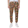 Reading Library Pattern Print Scuba Joggers