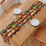 Reading Library Pattern Print Table Runner