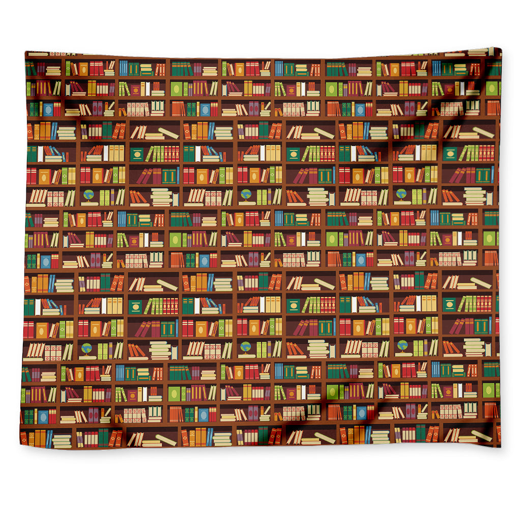 Reading Library Pattern Print Tapestry