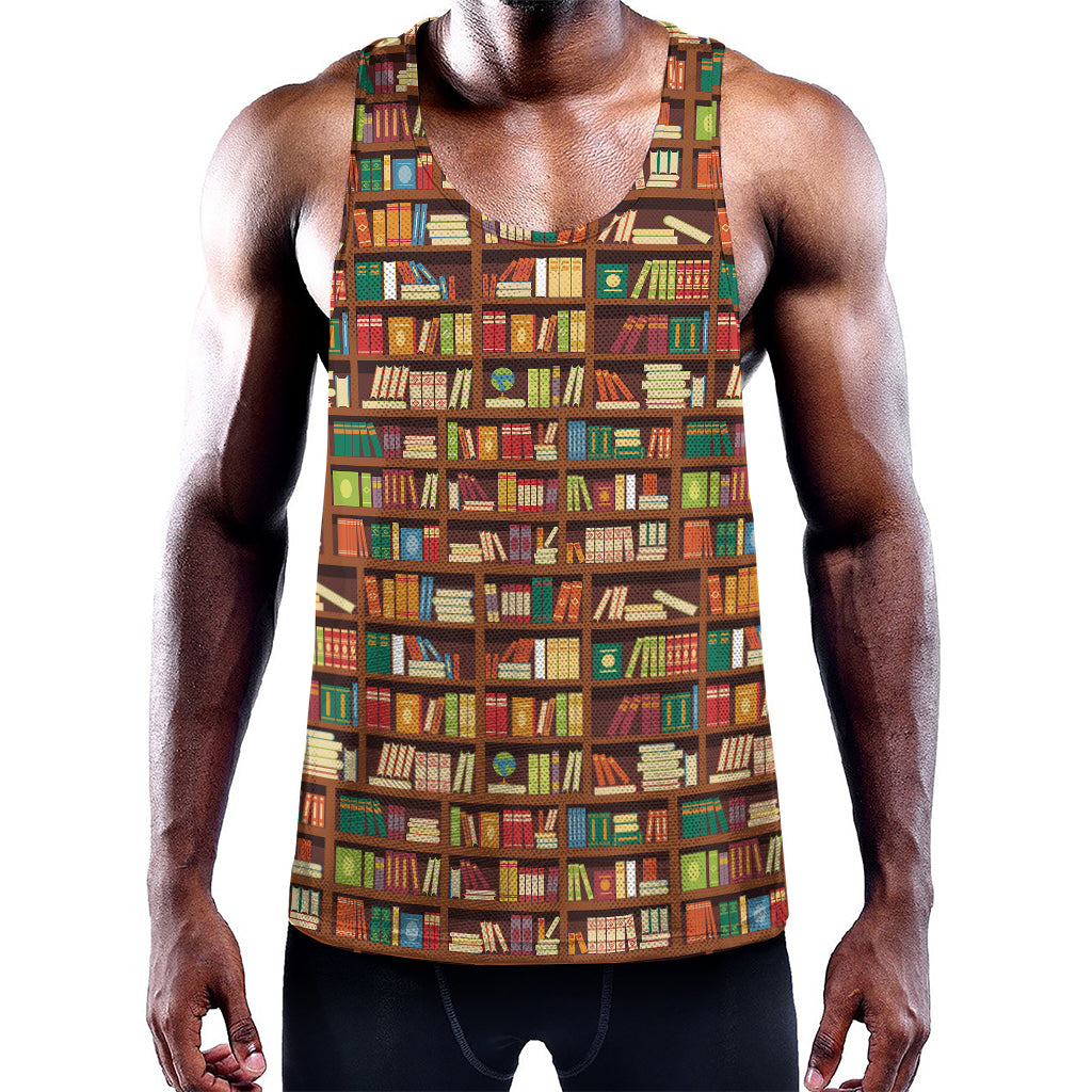 Reading Library Pattern Print Training Tank Top