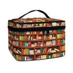 Reading Library Pattern Print Travel Makeup Bag