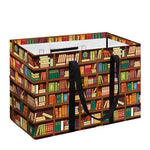 Reading Library Pattern Print Utility Tote Bag