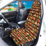 Reading Library Pattern Print Waterproof Car Seat Cover