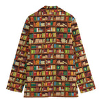 Reading Library Pattern Print Women's Blazer