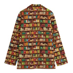 Reading Library Pattern Print Women's Cotton Blazer