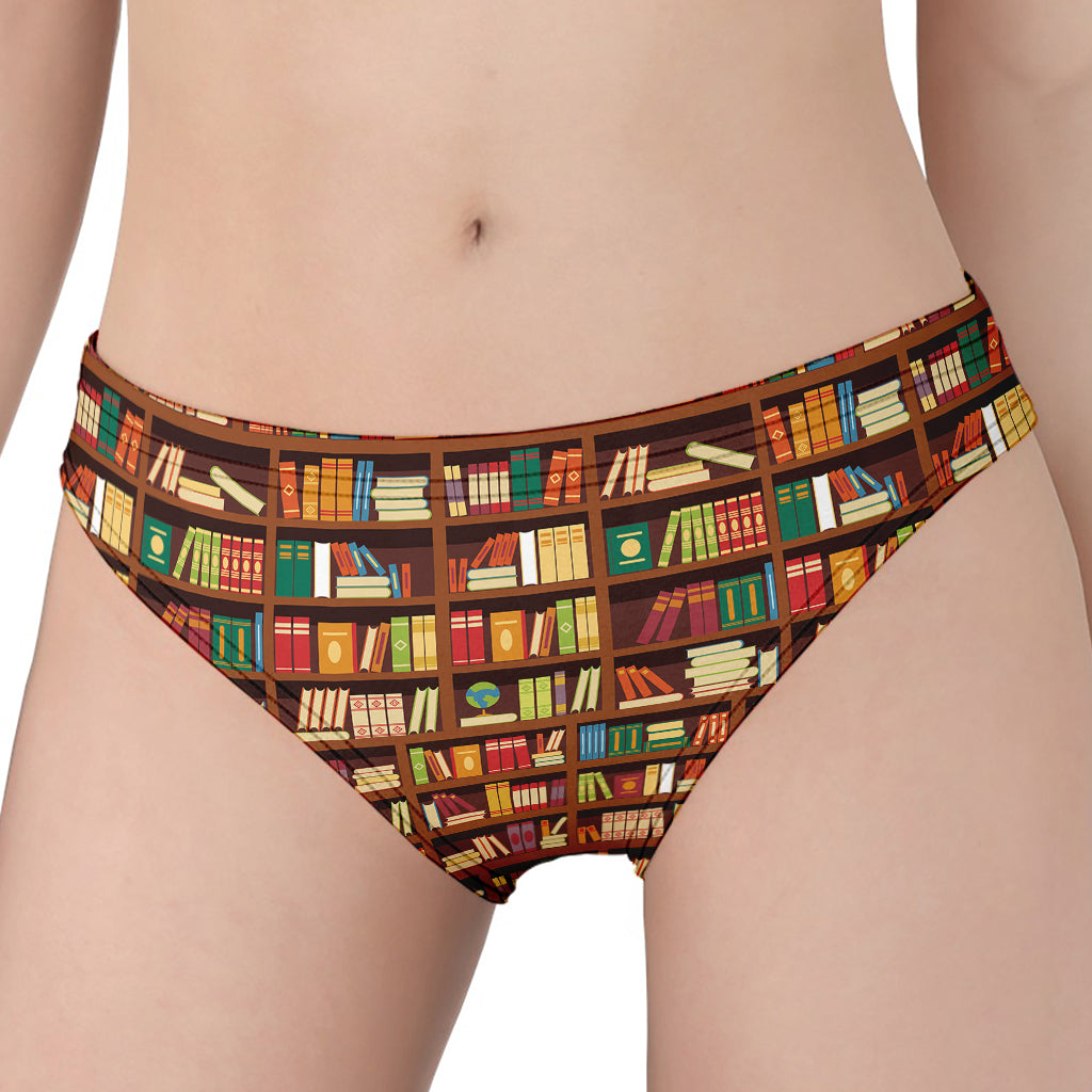 Reading Library Pattern Print Women's Panties