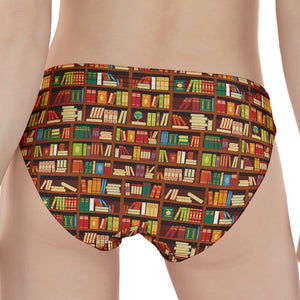 Reading Library Pattern Print Women's Panties