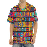 Rectangle Mandala Bohemian Pattern Print Aloha Shirt