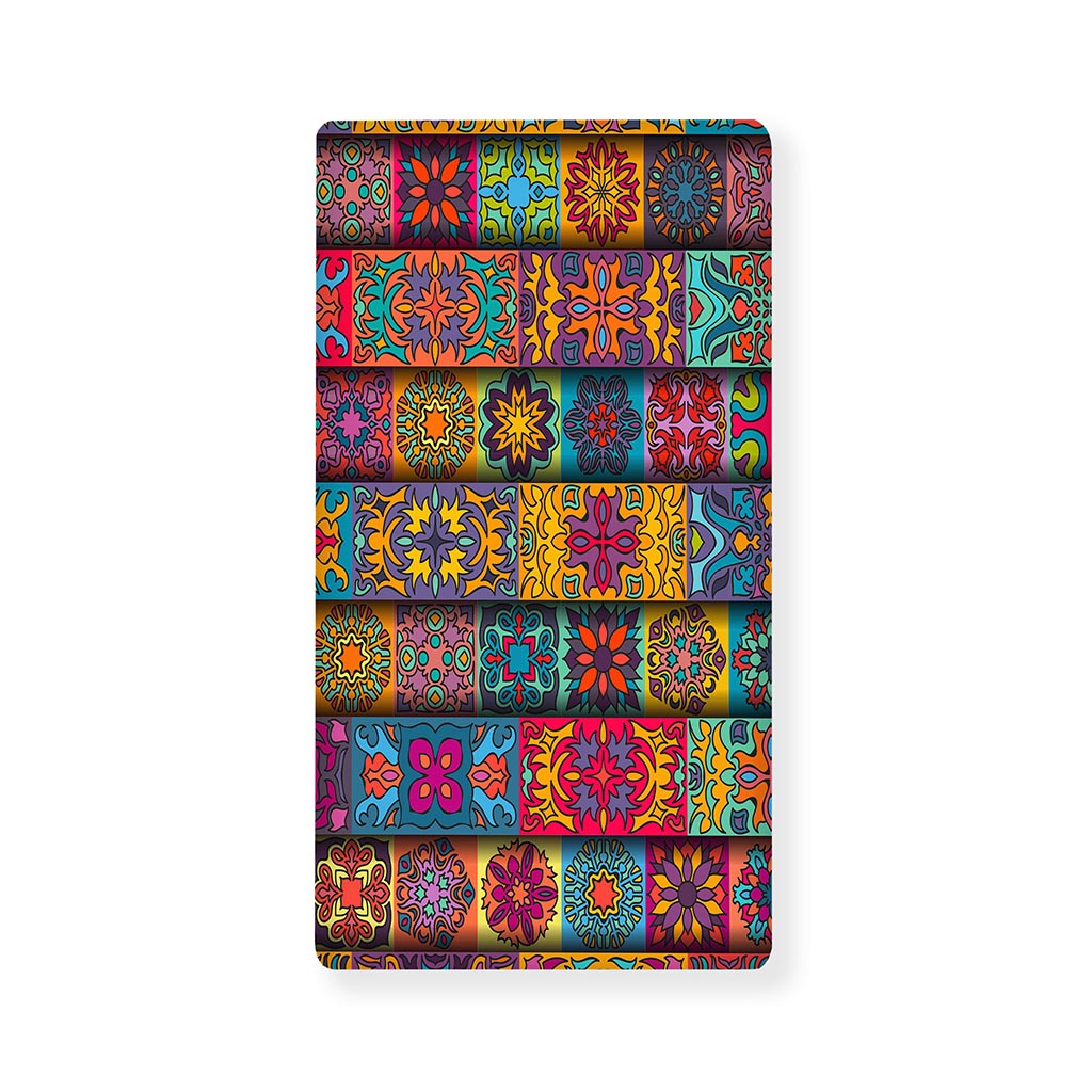 Rectangle Mandala Bohemian Pattern Print Baby Crib Sheet