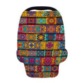 Rectangle Mandala Bohemian Pattern Print Baby Seat Cover