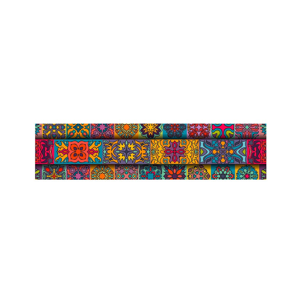 Rectangle Mandala Bohemian Pattern Print Bed Runner