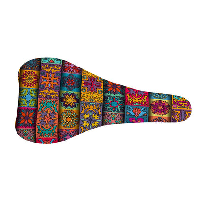Rectangle Mandala Bohemian Pattern Print Bicycle Seat Cover