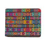 Rectangle Mandala Bohemian Pattern Print Bifold Wallet