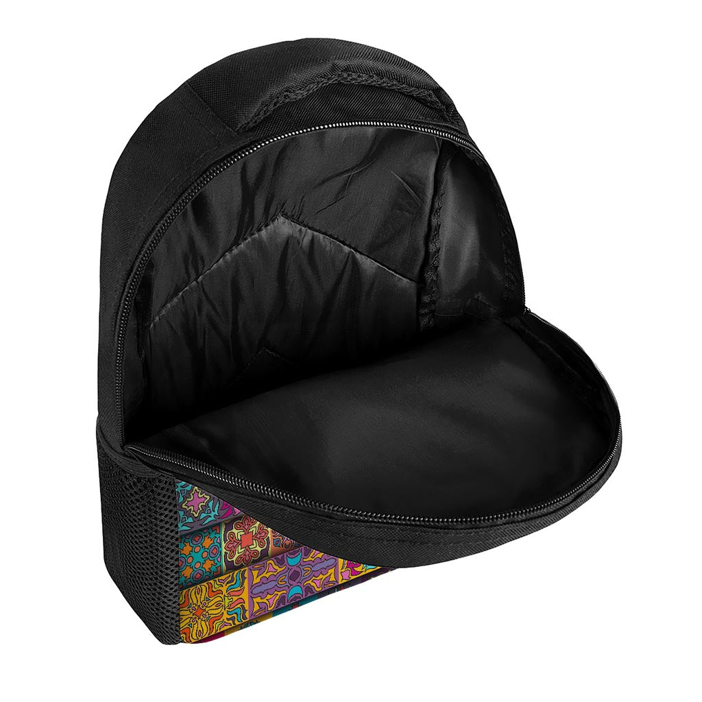 Rectangle Mandala Bohemian Pattern Print Casual Backpack