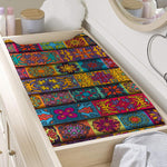 Rectangle Mandala Bohemian Pattern Print Changing Pad Cover
