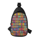 Rectangle Mandala Bohemian Pattern Print Chest Bag