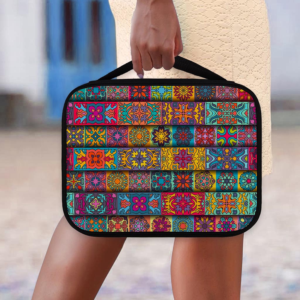 Rectangle Mandala Bohemian Pattern Print Classic Bible Case