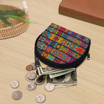 Rectangle Mandala Bohemian Pattern Print Coin Purse