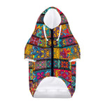 Rectangle Mandala Bohemian Pattern Print Dog Zip Up Hoodie