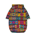 Rectangle Mandala Bohemian Pattern Print Dog Zip Up Hoodie