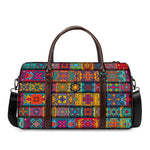 Rectangle Mandala Bohemian Pattern Print Duffle Bag