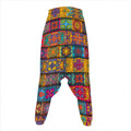 Rectangle Mandala Bohemian Pattern Print Hammer Pants
