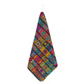 Rectangle Mandala Bohemian Pattern Print Hand Towel
