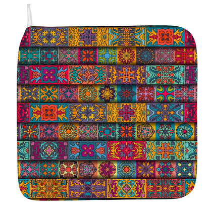 Rectangle Mandala Bohemian Pattern Print Hand Towel