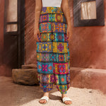 Rectangle Mandala Bohemian Pattern Print Harem Pants