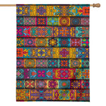 Rectangle Mandala Bohemian Pattern Print House Flag