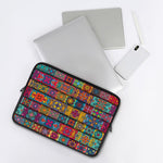 Rectangle Mandala Bohemian Pattern Print Laptop Sleeve