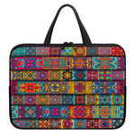 Rectangle Mandala Bohemian Pattern Print Laptop Sleeve With Handle