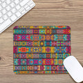 Rectangle Mandala Bohemian Pattern Print Mouse Pad