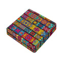 Rectangle Mandala Bohemian Pattern Print Outdoor Seat Cushion Cover