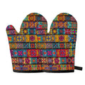 Rectangle Mandala Bohemian Pattern Print Oven Mitts