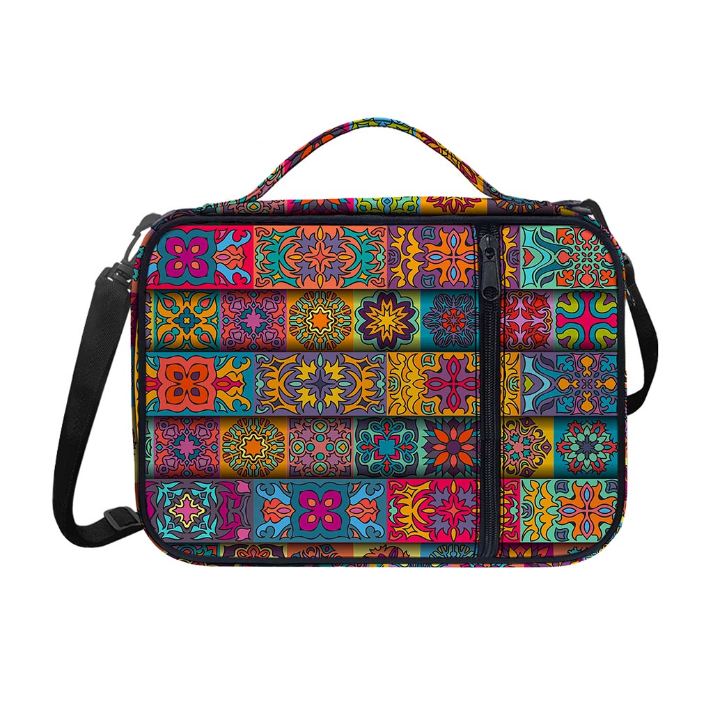 Rectangle Mandala Bohemian Pattern Print Shoulder Strap Bible Bag