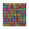 Rectangle Mandala Bohemian Pattern Print Silk Bandana